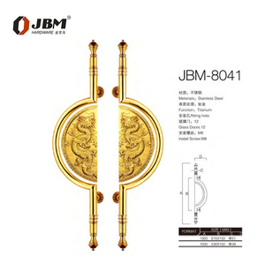 High Quality 201/304/316 Stainless Steel Round Shape Slide Door <strong>Lever</strong> <strong>Handles</strong> Customize Design Exterior Door <strong>Handle</strong> Set - Product Image 3