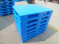 Palette en plastique HDPE Euro 1350x1000x170mm, double face, empilable, légère, pour le transport en entrepôt et le stockage de marchandises