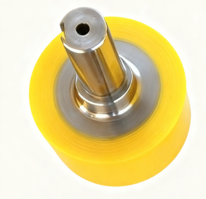 خدمة قطع عجلات/بكرات مطاطية مخصصة عالية الدقة من JINHECHENG، مطلية بالسيليكون/البولي يوريثان، مقاومة للتآكل، بدرجة صلابة 60-95 شور - Product Image 2