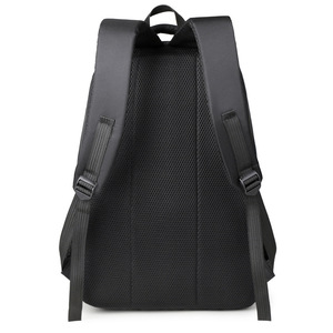 Men's <b>Backpack</b> <b>Large</b> Capacity 20-35L Reflective Strip For Commuting Leisure Travel Solid Color With Interior Zipper Pocket - Product Image 4