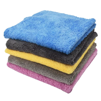 2026 Wholesale High-density Coral Fleece Microfiber Household Absorbent Square Face Babies Towel Towels Small Cut Edge