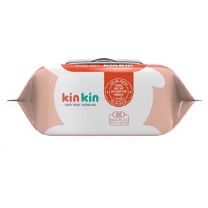 ผ้าเช็ดทำความสะอาดเด็ก KinKin OEM 30 ชิ้น ผลิตจากผ้าไม่ถักทอเรยอนคุณภาพสูง ผ่านการฆ่าเชื้อแยกชิ้น ปลอดภัย ไม่ก่อให้เกิดอาการแพ้ ผลิตจากเวียดนาม - Product Image 1