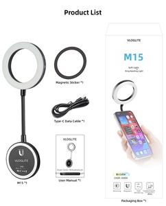 Luz LED Magnética Recargable Plegable M15 para Selfies, Maquillaje, Lectura, Teléfono Móvil, 64 SMD, 2500-6000K, Estudio - Product Image 6