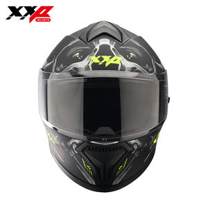 Casque de moto intégral ABS à libération rapide, double visière, XXP DRAKEN S HORN, course de motocross, NEUF, DOT, garantie de 6 mois - Product Image 3