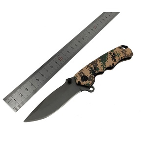 Couteau de survie tactique Durable pour <span class=keywords><strong>Jungle</strong></span> extérieure, Camouflage noirci, fournitures d'usine - Product Image 3