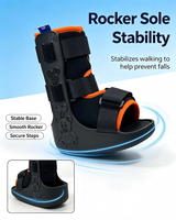 Bottes de marche pour enfants CE Medical, amovibles, lavables, avec sangles ajustables et maintien sécurisé, pour la récupération des blessures au pied chez les enfants