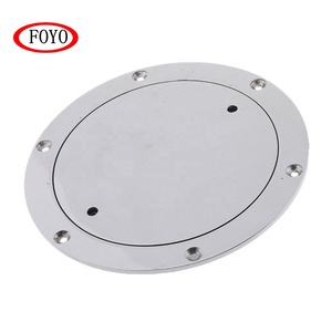 Plaque d'inspection ronde en acier inoxydable 316 FOYO <span class=keywords><strong>de</strong></span> qualité marine, 3 et 4 pouces, pour bateaux et yachts - Product Image 2