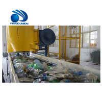 Machine de recyclage de mousse plastique à haute efficacité Machine à pneus continus ligne de lavage usine de recyclage de bouteilles en PET