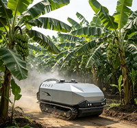 Pulvérisateur télécommandé de type chenillé pour vignobles et vergers, système GPS 1300L