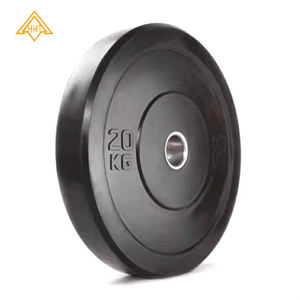 Haltères en fonte entièrement recouverts <span class=keywords><strong>de</strong></span> caoutchouc noir pour usage commercial - Product Image 3