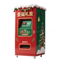 Distributeur automatique de boîtes cadeaux de Noël 99, corps en acier inoxydable, contrôlé par IA, 24h/24 sans surveillance, paiement par QR, personnalisation OEM prise en charge