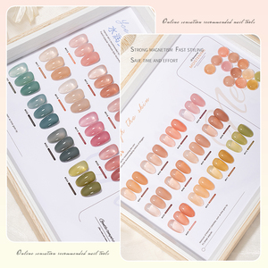 Miss Gooey 24 colori nudo smalto per unghie all'ingrosso fabbrica salone per unghie forniture Hema libero gelatina traslucido Gel Uv smalto per unghie - Product Image 3