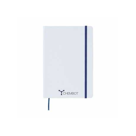 WhiteNote A5 Notebook Day Planner with PU Leather Cover Hard Cover Size A6 Spiral Bound Thermal and Loose-leaf Binding
