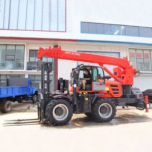 รถยก4x4สำหรับเครื่องยนต์รถยกเครื่องยนต์ดีเซล5ตันรถยกออฟโรด - Product Image 5