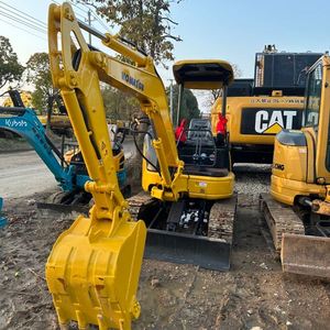 Mini-excavatrice sur chenilles Komatsu Pc35 d'occasion, 3,5 tonnes, Pc35mr, prix bas, moteur, boîte de vitesses, pompe testées et inspectées - Product Image 4