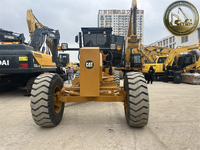 Niveleuse d'occasion fiable CAT140H Modèle 2022 – Outil de nivellement précis, châssis sur chenilles, composants moteur/pompe – Engin de terrassement