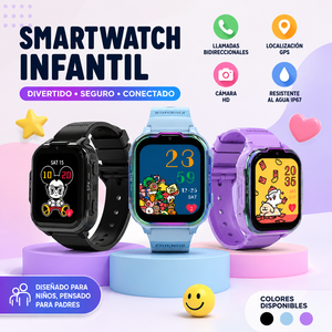 Montre Intelligente 4G pour Enfants avec Appels, GPS, Étanche, Suivi en Temps Réel, Caméra, SOS, Contrôle Parental à Distance - Product Image 1