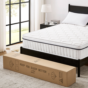 Colchón <span class=keywords><strong>Queen</strong></span> Extra Grande con Resortes Ensacados, Colchón de Espuma Viscoelástica Comprimida Tamaño <span class=keywords><strong>Queen</strong></span> para Hotel, Colchones Matelas - Product Image 2