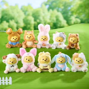 MINISO Win Nie Bear Blind Box Series Naughty Party Vinyl Plush Doll Pendentif Jouet pour enfants Mignon Cadeau d'anniversaire Ornement - Product Image 3