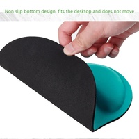 Repose-poignet pour souris en cuir PU et mousse à mémoire de forme EVA, coloré, antidérapant, confortable, ergonomique, pour le gaming et le bureau, vente en gros à prix réduit