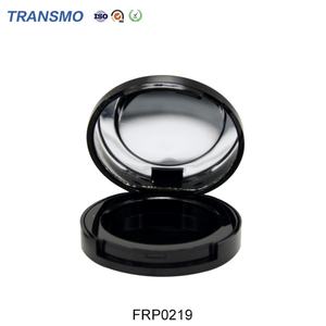 Caja Pequeña Vacía para Polvo Negro, Envase Cosmético Reciclable para Polvo Corporal, para Empacar Rubor y Otros Productos Corporales - Product Image 1