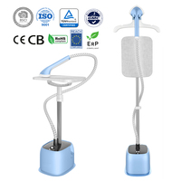 Plancha de vapor vertical OEM con protección contra la marcha en seco, 1800W, superventas 2026, máquina eléctrica para planchar ropa y telas