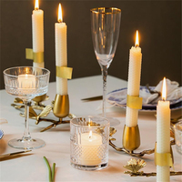 Centre de table et décoration en métal minimaliste en forme de tronc d'arbre avec libellule, pour bougies et compositions florales