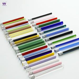 Varilla de Vidrio Borosilicato de Color de Alta Calidad para Trabajo con Lámparas, Alta Resistencia al Calor, Grosor de 6-10 mm, Longitud de 100 mm, Muestras Gratis - Product Image 5