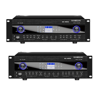 Amplificateur de karaoké à domicile, pack de cartes KTV, amplificateur Bluetooth de karaoké anti-hurlement de conférence haute puissance
