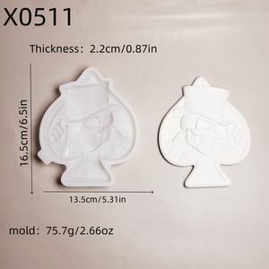 Handmade <b>Resin</b> Casting <b>Molds</b> for DIY Decorative Ornaments Ins Style Silicone Skeleton ornaments <b>Mold</b> X0511 - Product Image 6