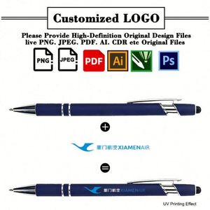 Wsy58 Bolígrafo de Metal con Logotipo Personalizado, Recubierto de Goma, Colorido, Precio Económico al por Mayor, Regalos Promocionales Personalizados - Product Image 4
