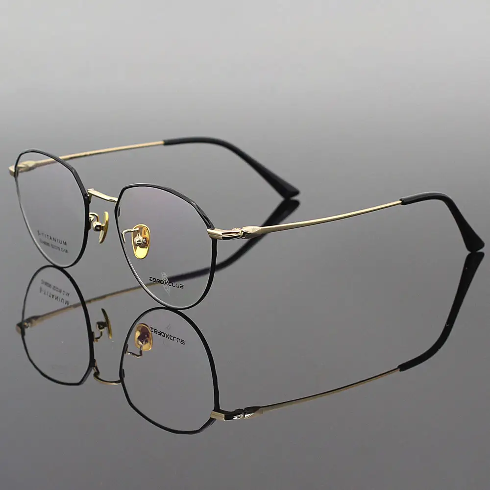 66280 yuvarlak bayan Beta titanyum gözlük gözlük optik gözlük çerçeveleri