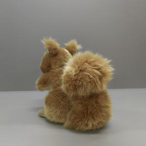 Peluche de <span class=keywords><strong>Ardilla</strong></span> Personalizado de 12 Pulgadas, Juguete de Peluche de Tamaño Mediano, Animales de la Selva Grises, Regalos Súper Suaves - Product Image 4