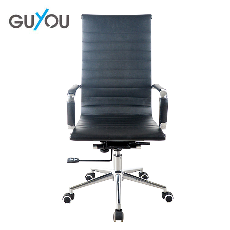 2020 amazon hot selling ergonomic adjustable height PU leather commercial use office leather chair
