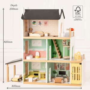 Casa <span class=keywords><strong>de</strong></span> <span class=keywords><strong>Muñecas</strong></span> <span class=keywords><strong>de</strong></span> Madera <span class=keywords><strong>con</strong></span> <span class=keywords><strong>Ascensor</strong></span> y Juego <span class=keywords><strong>de</strong></span> Muebles para Niñas, Casa <span class=keywords><strong>de</strong></span> Juegos Grande <span class=keywords><strong>de</strong></span> 3 Pisos, Juguete <span class=keywords><strong>de</strong></span> Simulación, Estilo Mansión para Niños - Product Image 1