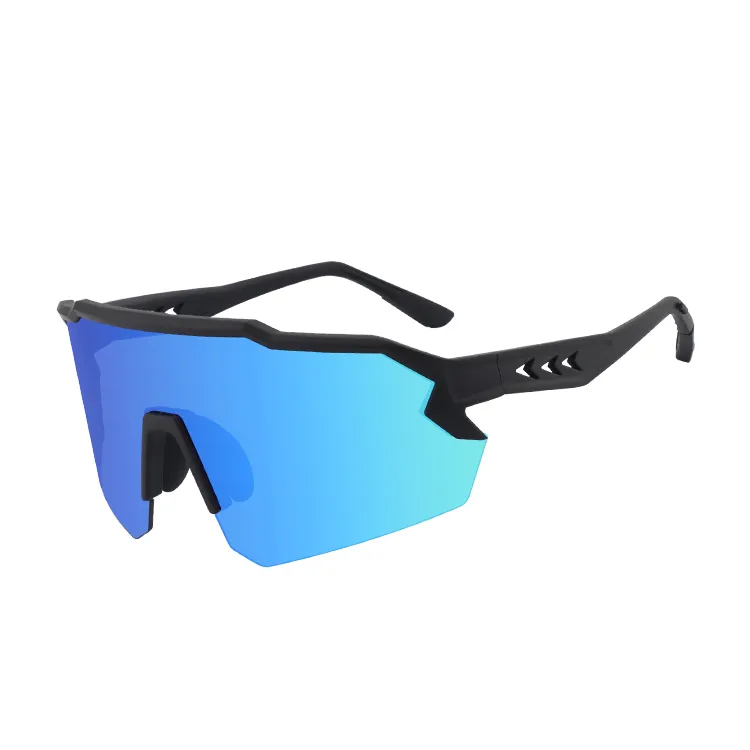Vente en gros de nouvelles lunettes de soleil UV400 HD demi-monture polarisées pour hommes lunettes de soleil équitation baseball pêche vélo