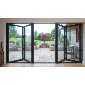 Zeyi Compre más, ahorre más Mosquitera Acordeón Empered Glass Bifold-Door <span class=keywords><strong>Puertas</strong></span> de patio Balcón Puerta plegable - Product Image 2