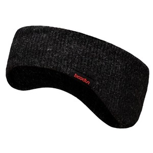 Bandeau d'hiver noir en polyester pour la protection des oreilles, idéal pour la course à pied, le cyclisme et les sports - Product Image 1