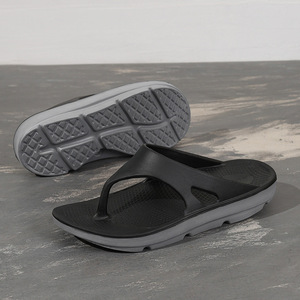 Tongs <span class=keywords><strong>orthopédiques</strong></span> pour hommes grandes tailles avec soutien de la voûte plantaire, semelle épaisse, amortissantes, antidérapantes, pour la plage, la maison et la récupération - Product Image 6