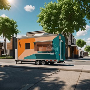 Camion de nourriture thé au lait de rue en forme de tasse à café OEM personnalisé nouveau style populaire boissons jus de fruits remorque alimentaire <span class=keywords><strong>voiture</strong></span> de nourriture - Product Image 4