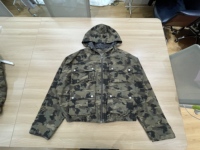 Veste cargo camouflage pour homme OEM ODM, veste de travail tactique à capuche à imprimé abstrait, manteau d'extérieur imprimé, veste camouflage pour homme
