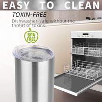 Personnalisé 20 oz double mur en acier inoxydable voyage tasse vide isolé tumbler droite maigre tumbler avec couvercle et paille