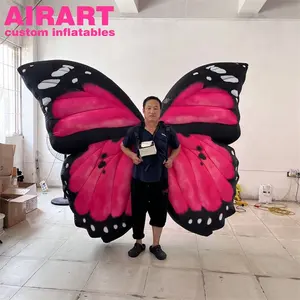 Alas de Ángel Rosa Ala de mariposa inflable para adultos