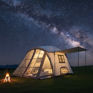Carpa de <span class=keywords><strong>Camping</strong></span> Familiar, Impermeable, Resistente al Viento, Portátil, Fácil de Instalar, Gran Espacio, Dos Habitaciones, para 4-6 Personas, de Oxford - Product Image 3