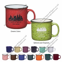 Tasse design rétro en granit