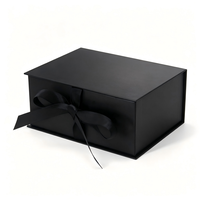 Boîte d'emballage de luxe personnalisée pour perruques, boîte de rangement magnétique pour extensions de cheveux, boîte cadeau avec ruban et doublure en satin pour perruques de cheveux naturels de marque