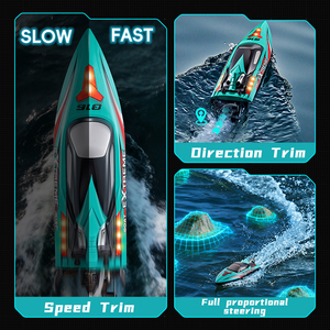 Usine 55 km/h <span class=keywords><strong>Radio</strong></span> électrique haute vitesse télécommande veilleuses jouet <span class=keywords><strong>voilier</strong></span> moteur sans balais yacht - Product Image 3