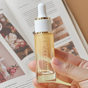 New Arrival Custom Skin Care Serum Hair Oil <b>Bottle</b> 5ml 10ml 15ml 30ml Empty Round Glass Shoulder Dropper Essential Oil <b>Bottle</b> - Product Image 5