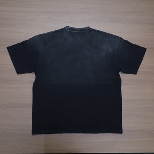 เสื้อยืดผู้ชายแฟชั่นฤดูร้อนทรงบ็อกซี่ แขนสั้น พิมพ์ลายเพชร ประดับคริสตัล สำหรับผู้ชาย - Product Image 3