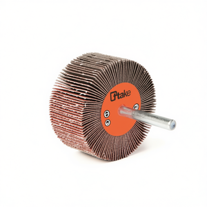 Ttake Abrasive Cloth Flap <b>Wheel</b> 25x5 Mm With 6 Mm Shank For Metal <b>Grinding</b> - Product Image 2
